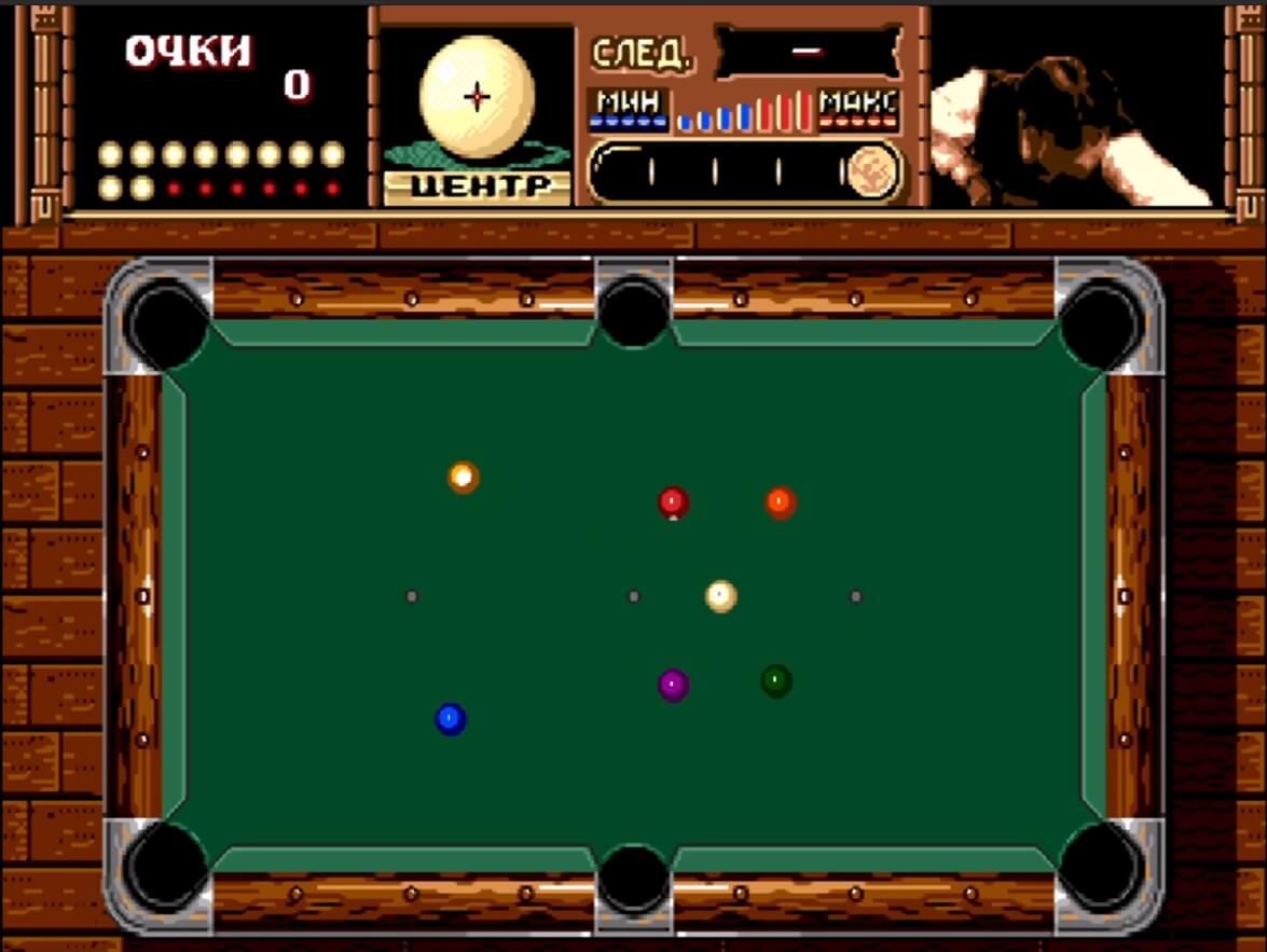 Side Pocket - геймплей игры Sega Mega Drive\Genesis